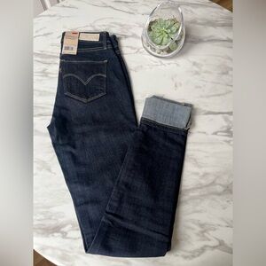 Levi's Women's High Rise Dark Blue Jeans